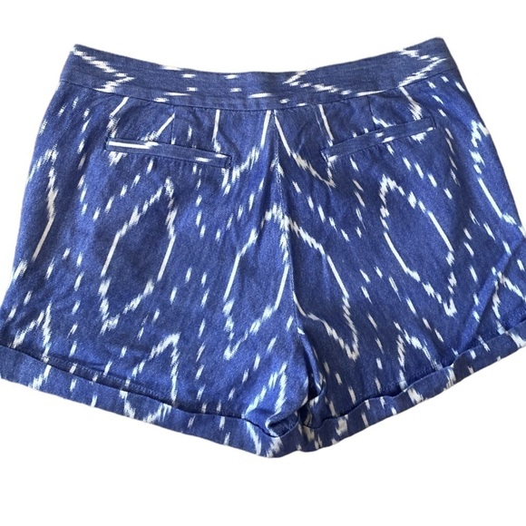 J. Crew Womens Sunfaded Ikat Print Cotton Shorts - Picture 3 of 7